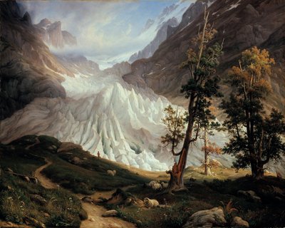 El glaciar inferior de Grindelwald de Thomas Fearnley