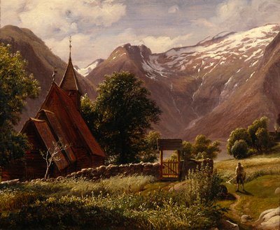 Veinte Iglesia, Balestrand de Thomas Fearnley