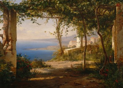 Vista sobre el golfo de Nápoles de Thomas Fearnley