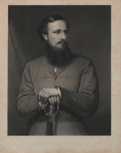 General John Nicholson, grabado por A.N. Saunders, publicado por Henry Graves y Co., Londres, 1 de junio de 1867 de Thomas Francis Dicksee