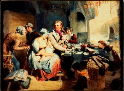Cabaña de pescador, 1810 de Thomas Frank Heaphy