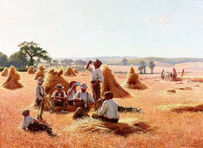 Cosechadores descansando, 1898 de Thomas Frederick Mason Sheard