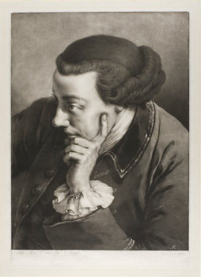 Retrato de un joven, mirando a la izquierda (Autorretrato), de Cabezas de tamaño natural de Thomas Frye
