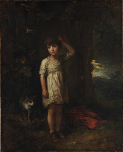 Un niño con un gato — Mañana de Thomas Gainsborough