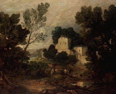 Un paisaje romántico de Thomas Gainsborough