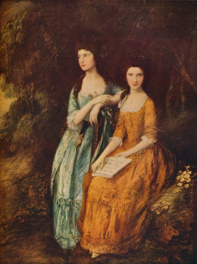 Elizabeth y Mary Linley, c. 1772 de Thomas Gainsborough