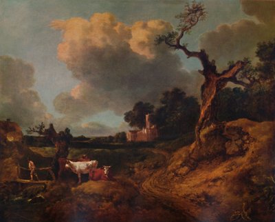 Iglesia de Elmsett, West Suffolk, siglo XVIII, 1935 de Thomas Gainsborough