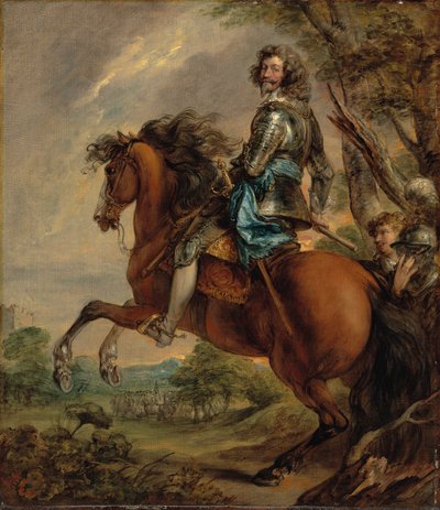 Retrato ecuestre de Albert, duque de Arenberg, príncipe de Barbonçon de Thomas Gainsborough