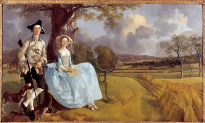 Retrato de cuerpo entero de Robert Andrews y su esposa de Thomas Gainsborough