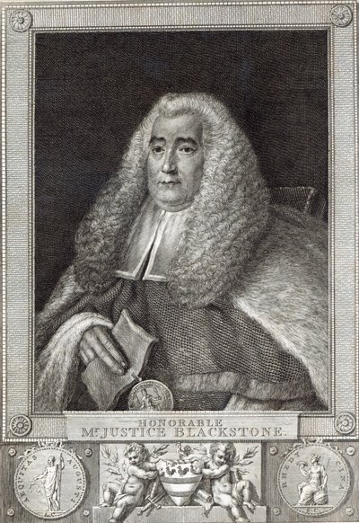 Honorable Sr. Juez Blackstone, grabado por Hall de Thomas Gainsborough