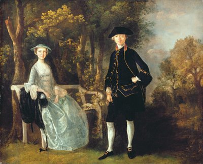 Lady Lloyd y su hijo, Richard Savage Lloyd, de Hintlesham Hall, Suffolk, c.1745-46 de Thomas Gainsborough