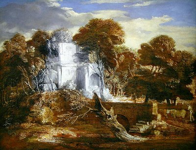 Paisaje con una Figura y Ganado de Thomas Gainsborough