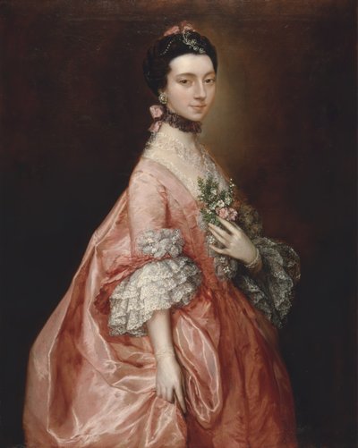 Mary Little, luego Lady Carr, ca. 1765 de Thomas Gainsborough