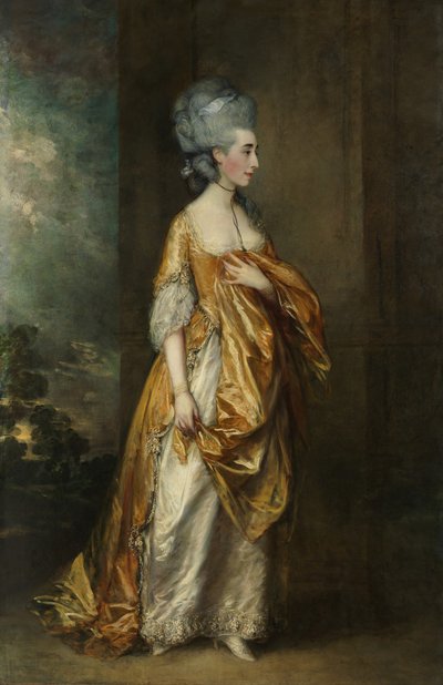 Sra. Grace Dalrymple Elliott 1754-1823, 1778 de Thomas Gainsborough