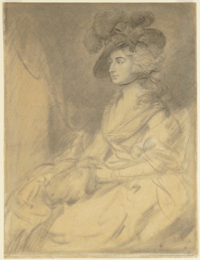 Mrs. Sarah Siddons de Thomas Gainsborough