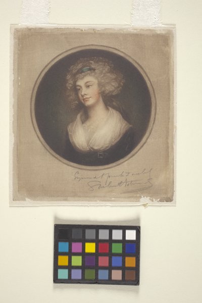 La hija del párroco (tinta) de Thomas Gainsborough