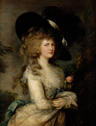 Retrato de Georgiana, Duquesa de Devonshire, c.1785-87 de Thomas Gainsborough