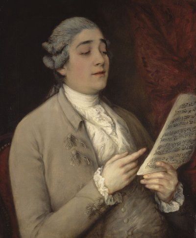 Retrato de Giusto Ferdinando Tenducci 1736-1790, conocido como il Senesino, ca 1770 de Thomas Gainsborough