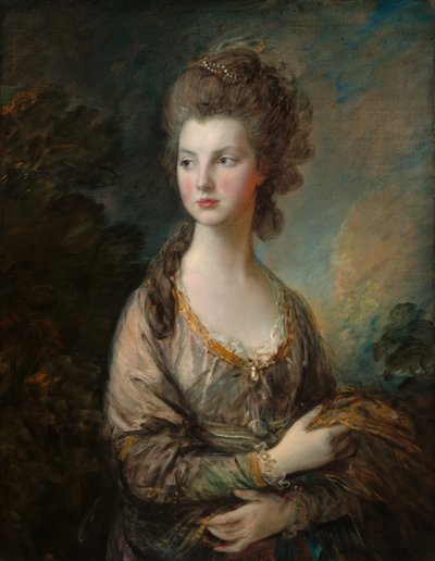 The Hon. Mrs. Thomas Graham, c. 1775-77 (óleo sobre lienzo) de Thomas Gainsborough