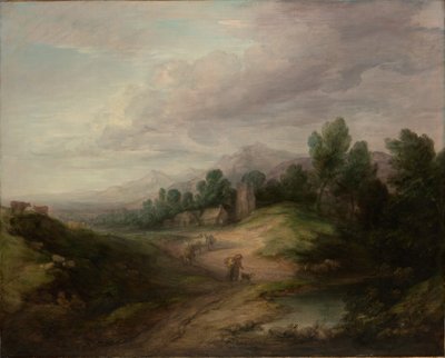 Terreno arbolado de Thomas Gainsborough