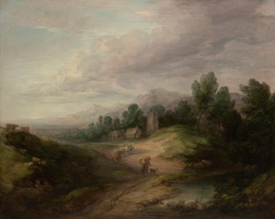 Paisaje Boscoso en las Tierras Altas de Thomas Gainsborough