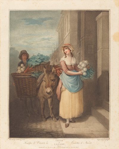 Nabos y zanahorias de Thomas Gaugain after Francis Wheatley