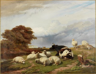 En los Pantanos cerca de Ramsgate, Isla de Thanet de Thomas George Cooper