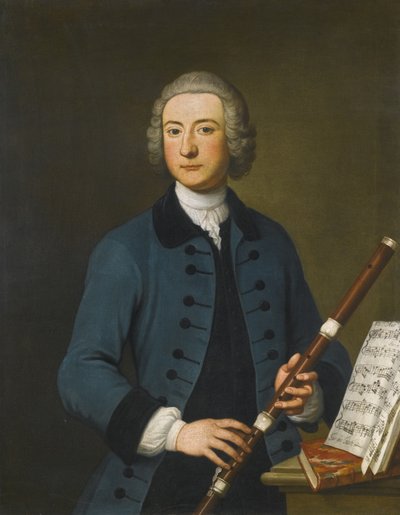 Retrato de Lewis Christian Austin Granom, 1743 de Thomas Gibson