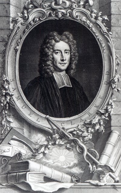 Samuel Clarke, grabado por Jacobus Houbraken, c.1737-48 de Thomas Gibson