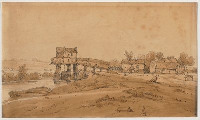 Una selección de veinte de las vistas más pintorescas de París, 1802 de Thomas Girtin