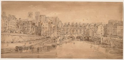 Una selección de veinte de las vistas más pintorescas de París, 1802 de Thomas Girtin