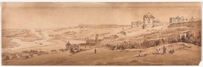 Selección de veinte de las vistas más pintorescas de París, 1802 de Thomas Girtin