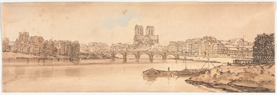 Una selección de veinte de las vistas más pintorescas de París, 1802 de Thomas Girtin
