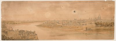 Una selección de veinte de las vistas más pintorescas de París, 1802 de Thomas Girtin