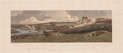 Una Selección de Veinte de las Vistas Más Pintorescas de París: Vista desde la Terraza del Palacio, 1803 de Thomas Girtin