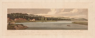Una selección de veinte de las vistas más pintorescas de París: Vista de St. Cloud y Monte Calvario...18 de Thomas Girtin