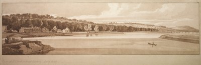 Una selección de veinte de las vistas más pintorescas de París: vista de St. Cloud y el monte Calvario tomadas desde Pont de Sêve de Thomas Girtin