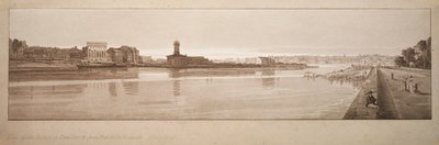 Una selección de veinte de las vistas más pintorescas de París: Vista del pueblo de Chaillot..., 18 de Thomas Girtin
