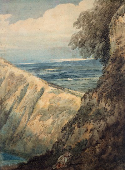 Costa de Dorset, cerca de Lulworth Cove de Thomas Girtin