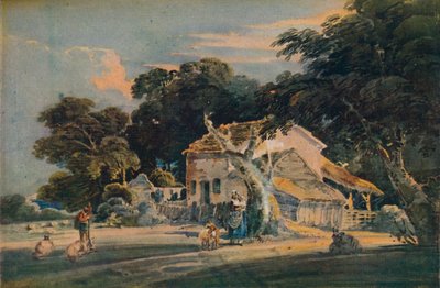 Granja de Devonshire, c1798 de Thomas Girtin