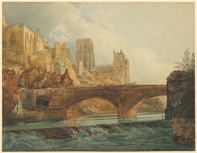 Catedral y Castillo de Durham de Thomas Girtin