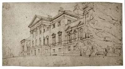 Harewood House, Yorkshire, c.1798 de Thomas Girtin