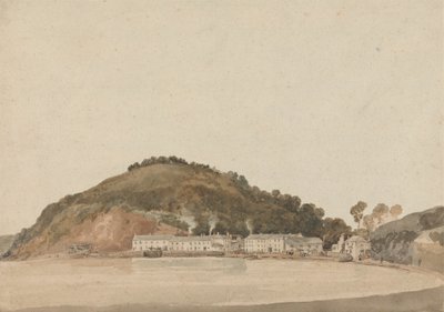 Cabo en la costa del sur de Devon, posiblemente Shaldon de Thomas Girtin