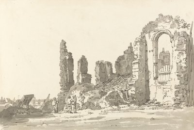 Ruinas del Palacio Savoy, Londres de Thomas Girtin