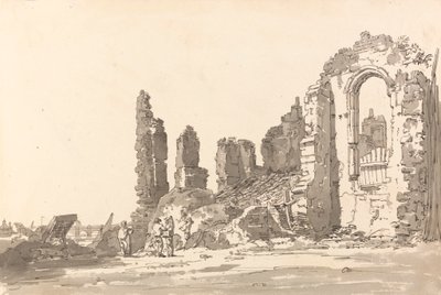 Ruinas del Palacio Savoy, Londres de Thomas Girtin