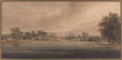 Parque de St. James con vista a la Abadía de Westminster de Thomas Girtin
