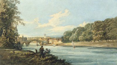 El nuevo paseo, York, c.1798 de Thomas Girtin