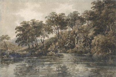 Árboles y estanques cerca de Bromley, Kent, c.1798 de Thomas Girtin