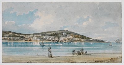 Vista de Appledore, North Devon, desde Instow Sands de Thomas Girtin