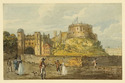 Castillo de Windsor, c.1792 (acuarela y tinta sobre papel) de Thomas Girtin